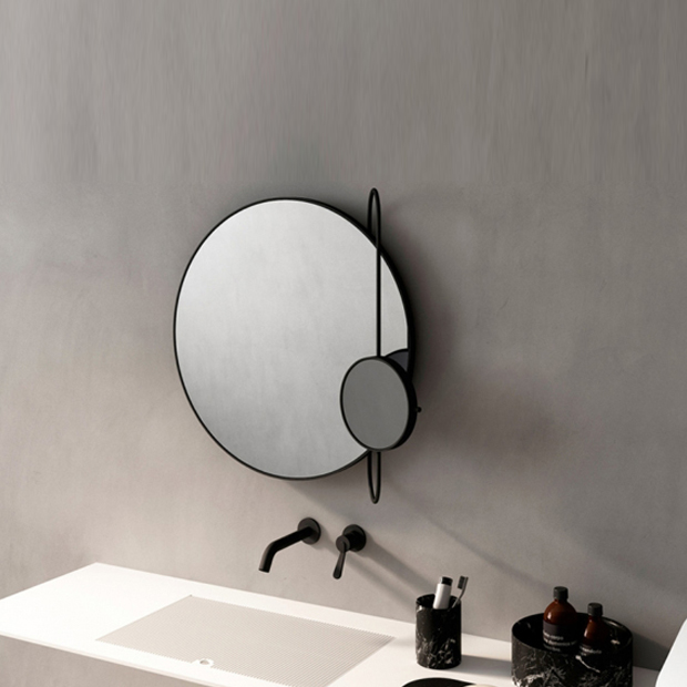  Specchio da trucco integrato nella specchiera da bagno