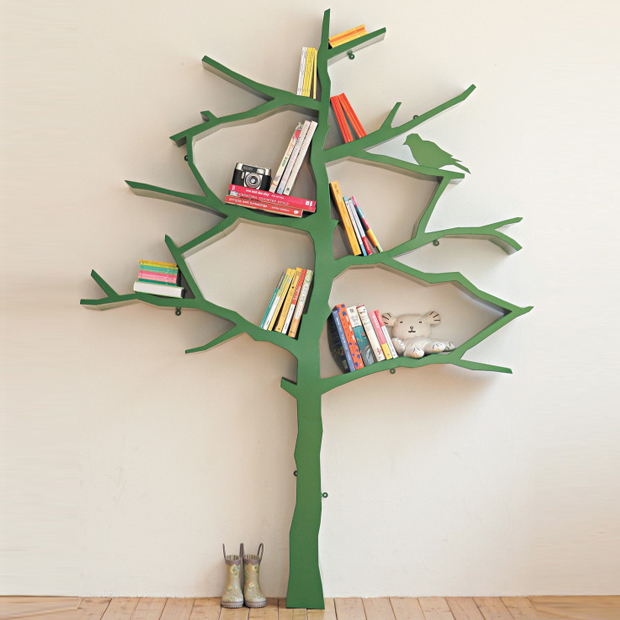 libreria albero verde
