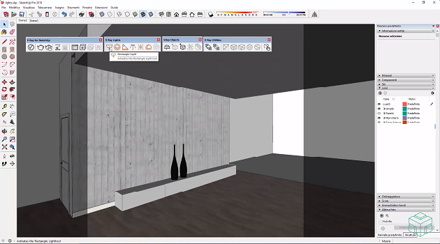 Gestire la luce naturale il SketchUp