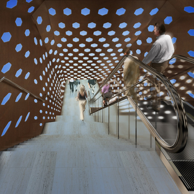 effetti luce nuova stazione architetto fuksas
