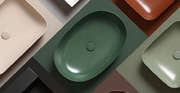 Lavabi colorati per bagni di design