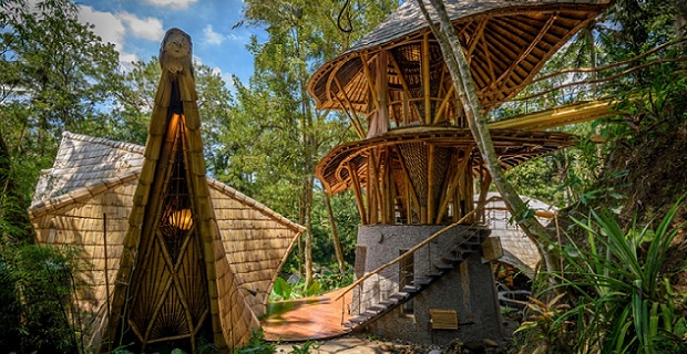 L'architettura in bambù di Ibuku