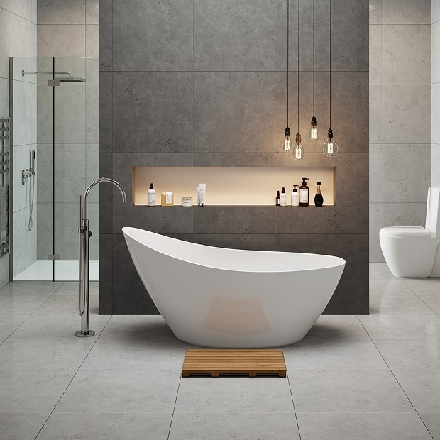 vasca isolata tendenze bagno
