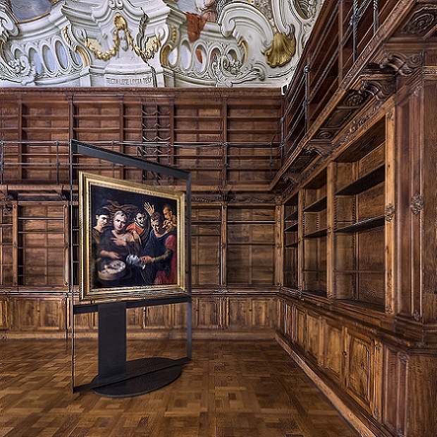 Biblioteca di Palazzo Butera. Foto di Fabio Gambina