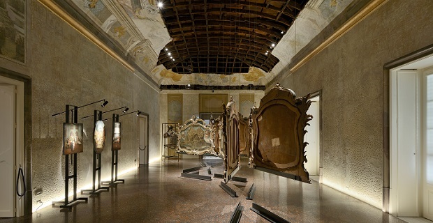 Sala espositiva del secondo piano di Palazzo Butera. Foto Michele Nastasi