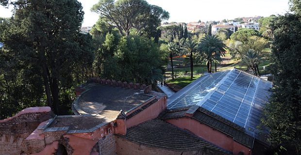 vista villa torlonia serra moresca dall alto