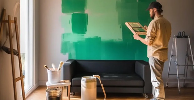 Tinteggiare casa con pitture a base d'acqua