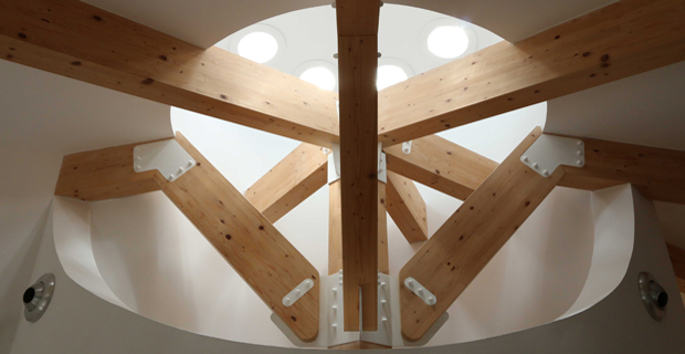 Dettaglio tetto abitazione ecosostenibile