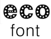 Ecofont